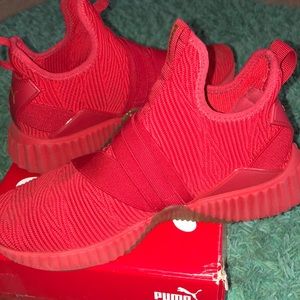 Red with golden buckle PUMAS